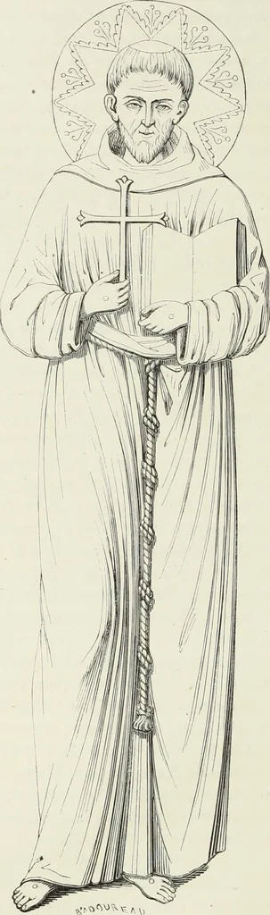An illustration from Caractâeristiques des saints dans l'art populaire, 1867, leaf 293