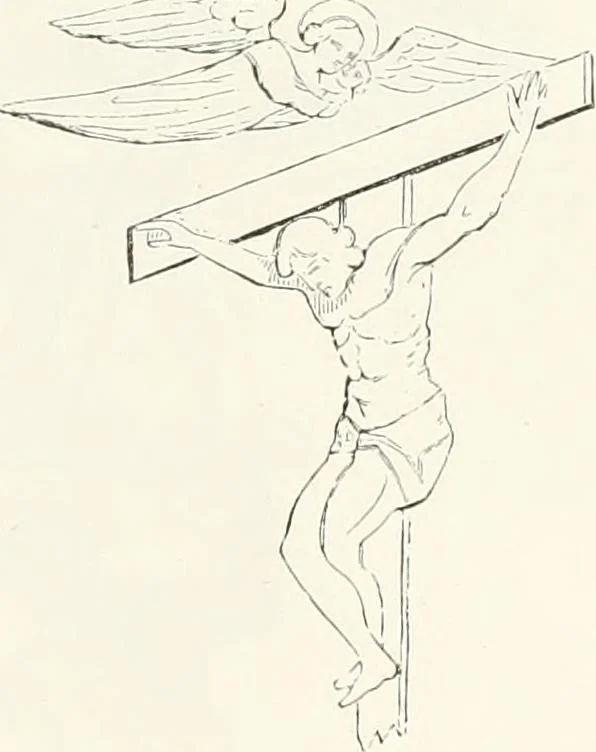 An illustration from Caractâeristiques des saints dans l'art populaire, 1867, leaf 300