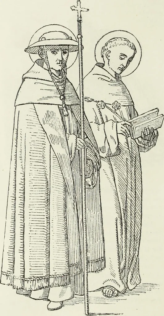 An illustration from Caractâeristiques des saints dans l'art populaire, 1867, leaf 307