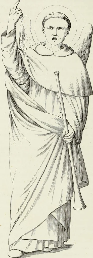 An illustration from Caractâeristiques des saints dans l'art populaire, 1867, leaf 31