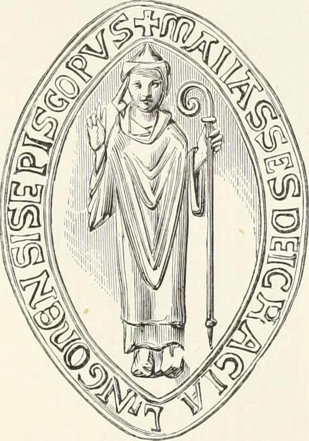 An illustration from Caractâeristiques des saints dans l'art populaire, 1867, leaf 310
