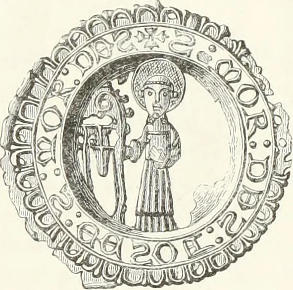 An illustration from Caractâeristiques des saints dans l'art populaire, 1867, leaf 310