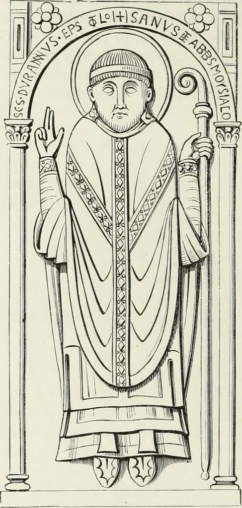 An illustration from Caractâeristiques des saints dans l'art populaire, 1867, leaf 311
