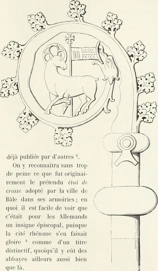 An illustration from Caractâeristiques des saints dans l'art populaire, 1867, leaf 312