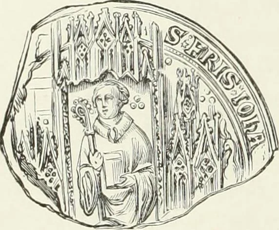 An illustration from Caractâeristiques des saints dans l'art populaire, 1867, leaf 313