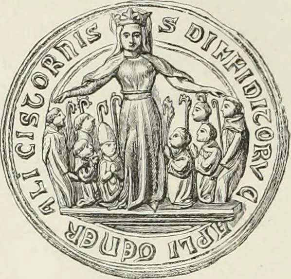 An illustration from Caractâeristiques des saints dans l'art populaire, 1867, leaf 313