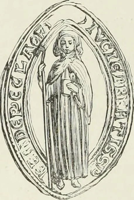 An illustration from Caractâeristiques des saints dans l'art populaire, 1867, leaf 313