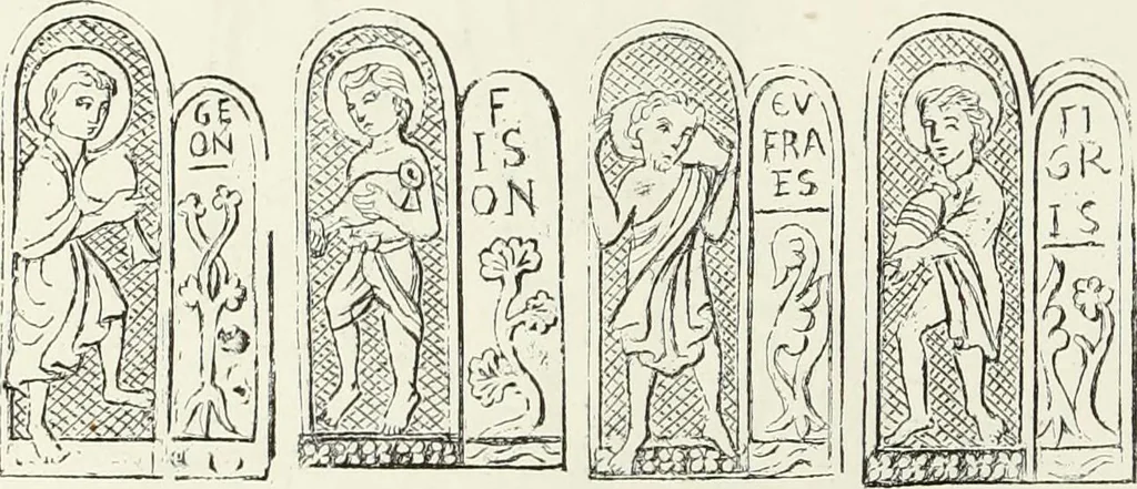 An illustration from Caractâeristiques des saints dans l'art populaire, 1867, leaf 339