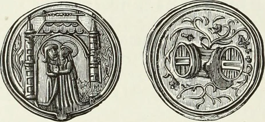 An illustration from Caractâeristiques des saints dans l'art populaire, 1867, leaf 359