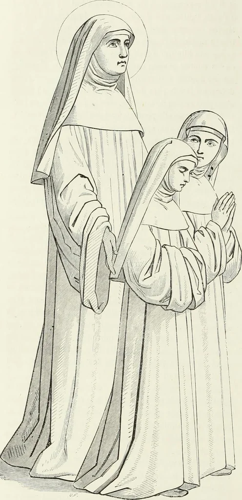 An illustration from Caractâeristiques des saints dans l'art populaire, 1867, leaf 375