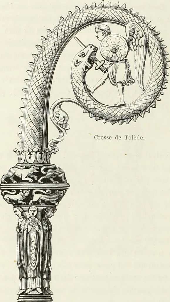 An illustration from Caractâeristiques des saints dans l'art populaire, 1867, leaf 379