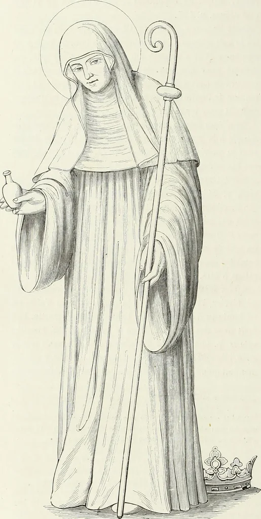 An illustration from Caractâeristiques des saints dans l'art populaire, 1867, leaf 429