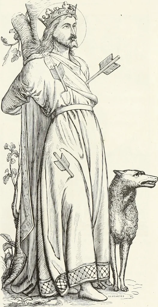 An illustration from Caractâeristiques des saints dans l'art populaire, 1867, leaf 430