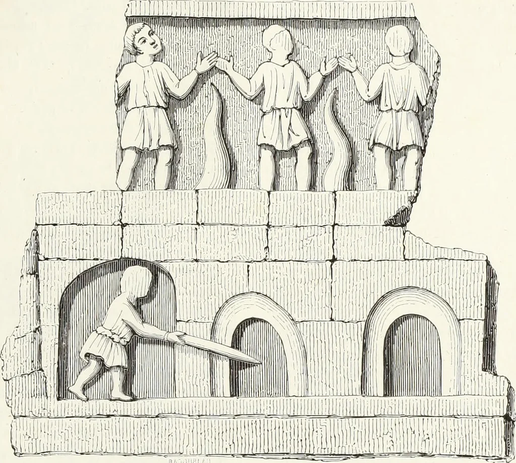 An illustration from Caractâeristiques des saints dans l'art populaire, 1867, leaf 448
