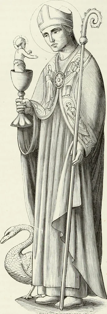 An illustration from Caractâeristiques des saints dans l'art populaire, 1867, leaf 67