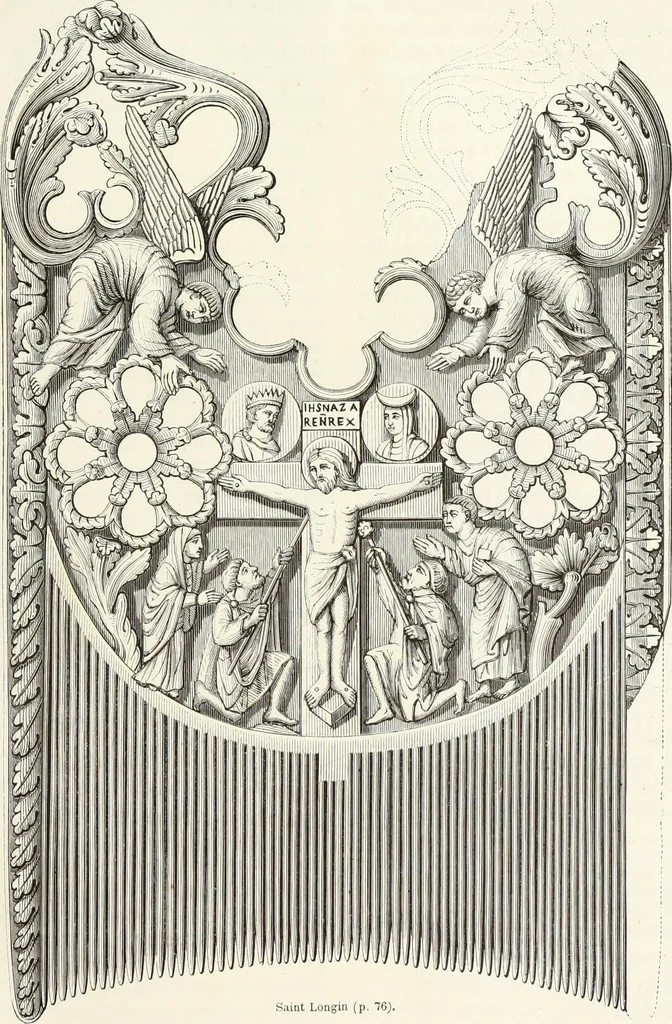 An illustration from Caractâeristiques des saints dans l'art populaire, 1867, leaf 86