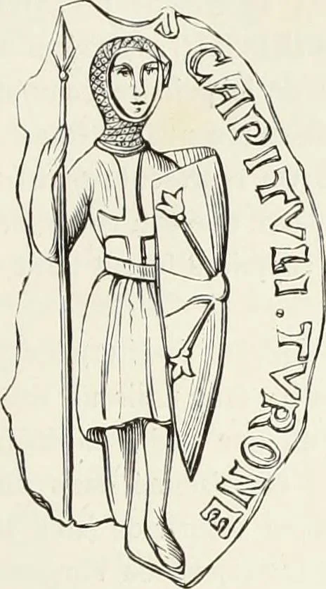 An illustration from Caractâeristiques des saints dans l'art populaire, 1867, leaf 88