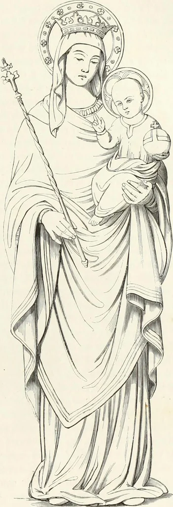 An illustration from Caractâeristiques des saints dans l'art populaire, 1867, leaf 110