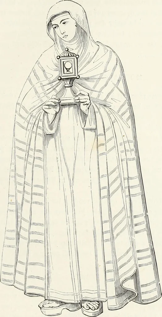 An illustration from Caractâeristiques des saints dans l'art populaire, 1867, leaf 130