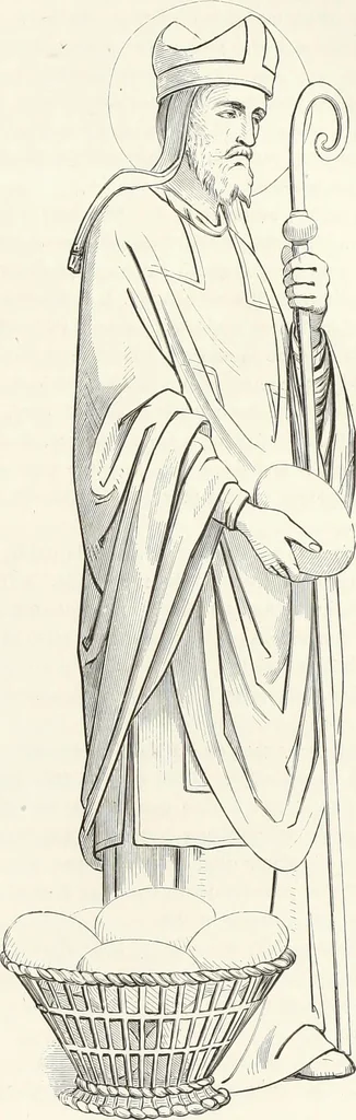 An illustration from Caractâeristiques des saints dans l'art populaire, 1867, leaf 162