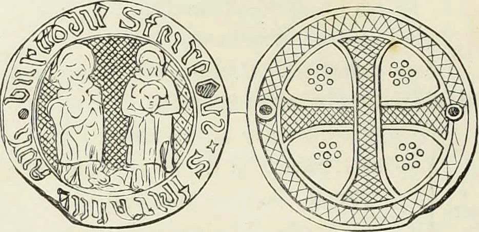 An illustration from Caractâeristiques des saints dans l'art populaire, 1867, leaf 179