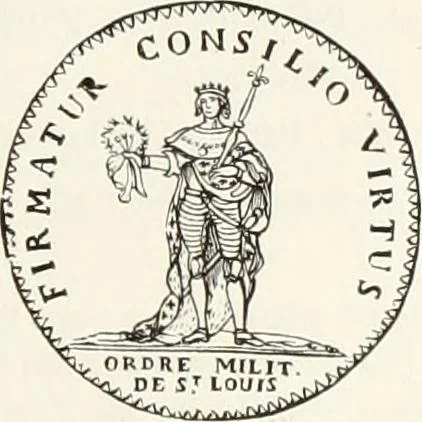 An illustration from Caractâeristiques des saints dans l'art populaire, 1867, leaf 188