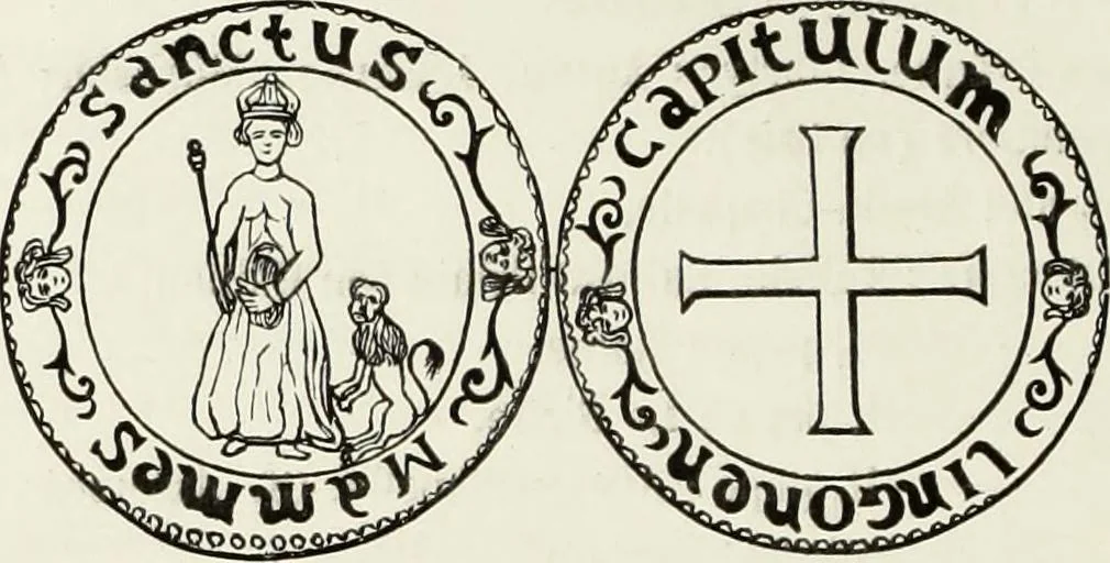An illustration from Caractâeristiques des saints dans l'art populaire, 1867, leaf 189