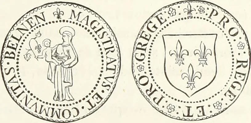 An illustration from Caractâeristiques des saints dans l'art populaire, 1867, leaf 206