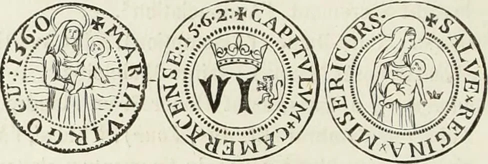 An illustration from Caractâeristiques des saints dans l'art populaire, 1867, leaf 209
