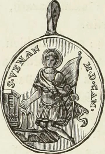 An illustration from Caractâeristiques des saints dans l'art populaire, 1867, leaf 209
