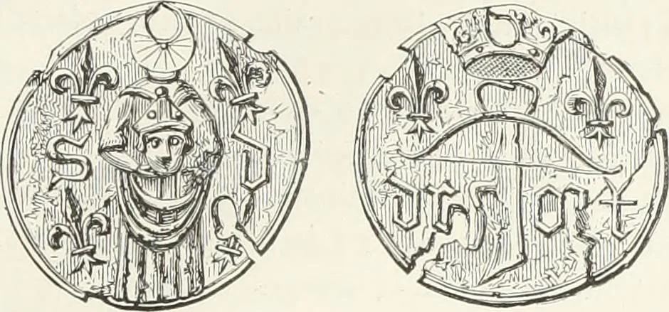 An illustration from Caractâeristiques des saints dans l'art populaire, 1867, leaf 228