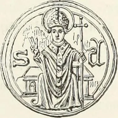An illustration from Caractâeristiques des saints dans l'art populaire, 1867, leaf 236