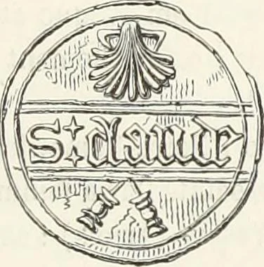 An illustration from Caractâeristiques des saints dans l'art populaire, 1867, leaf 236