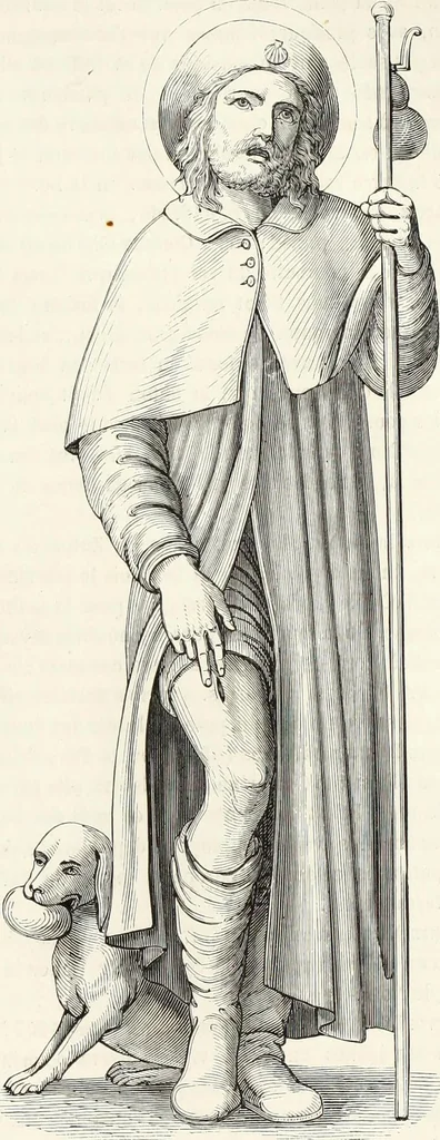An illustration from Caractâeristiques des saints dans l'art populaire, 1867, leaf 246