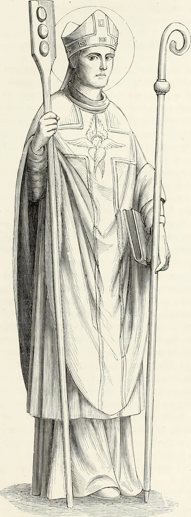 An illustration from Caractâeristiques des saints dans l'art populaire, 1867, leaf 248