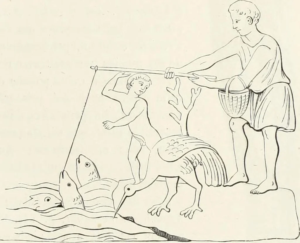 An illustration from Caractâeristiques des saints dans l'art populaire, 1867, leaf 262