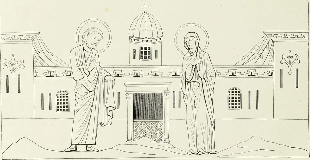 An illustration from Caractâeristiques des saints dans l'art populaire, 1867, leaf 267