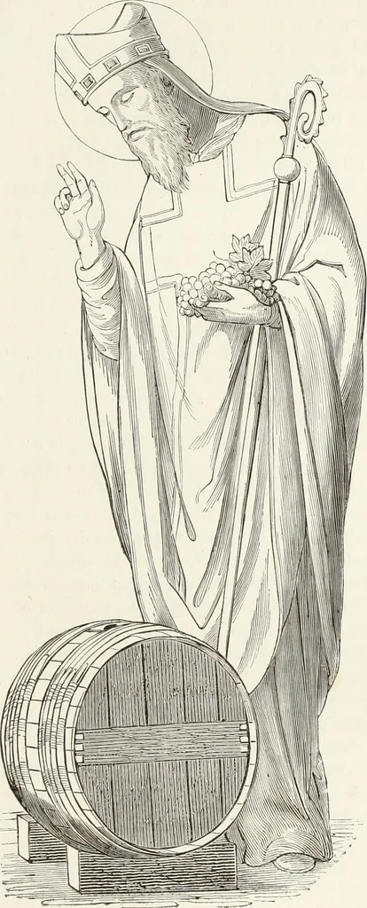 An illustration from Caractâeristiques des saints dans l'art populaire, 1867, leaf 290