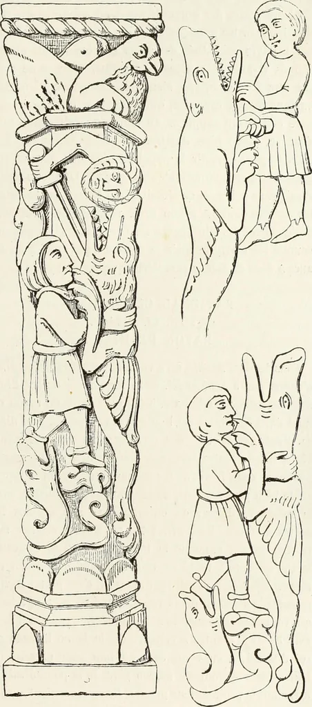 An illustration from Caractâeristiques des saints dans l'art populaire, 1867, leaf 292