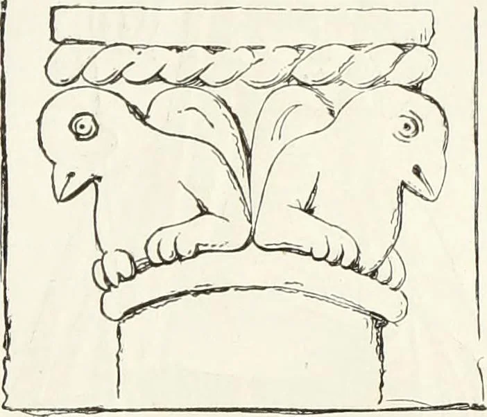 An illustration from Caractâeristiques des saints dans l'art populaire, 1867, leaf 292