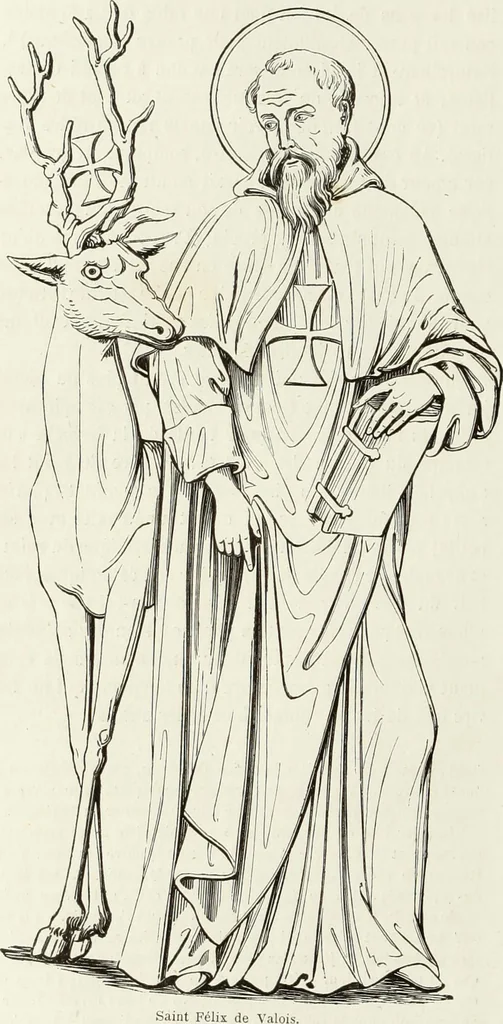 An illustration from Caractâeristiques des saints dans l'art populaire, 1867, leaf 295