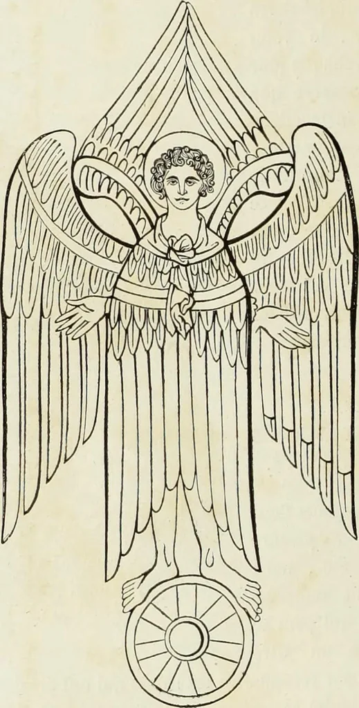 An illustration from Caractâeristiques des saints dans l'art populaire, 1867, leaf 299