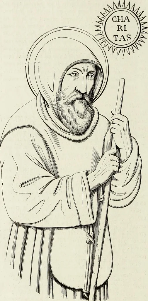 An illustration from Caractâeristiques des saints dans l'art populaire, 1867, leaf 305