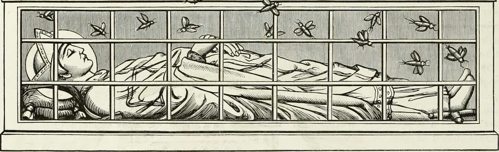An illustration from Caractâeristiques des saints dans l'art populaire, 1867, leaf 309