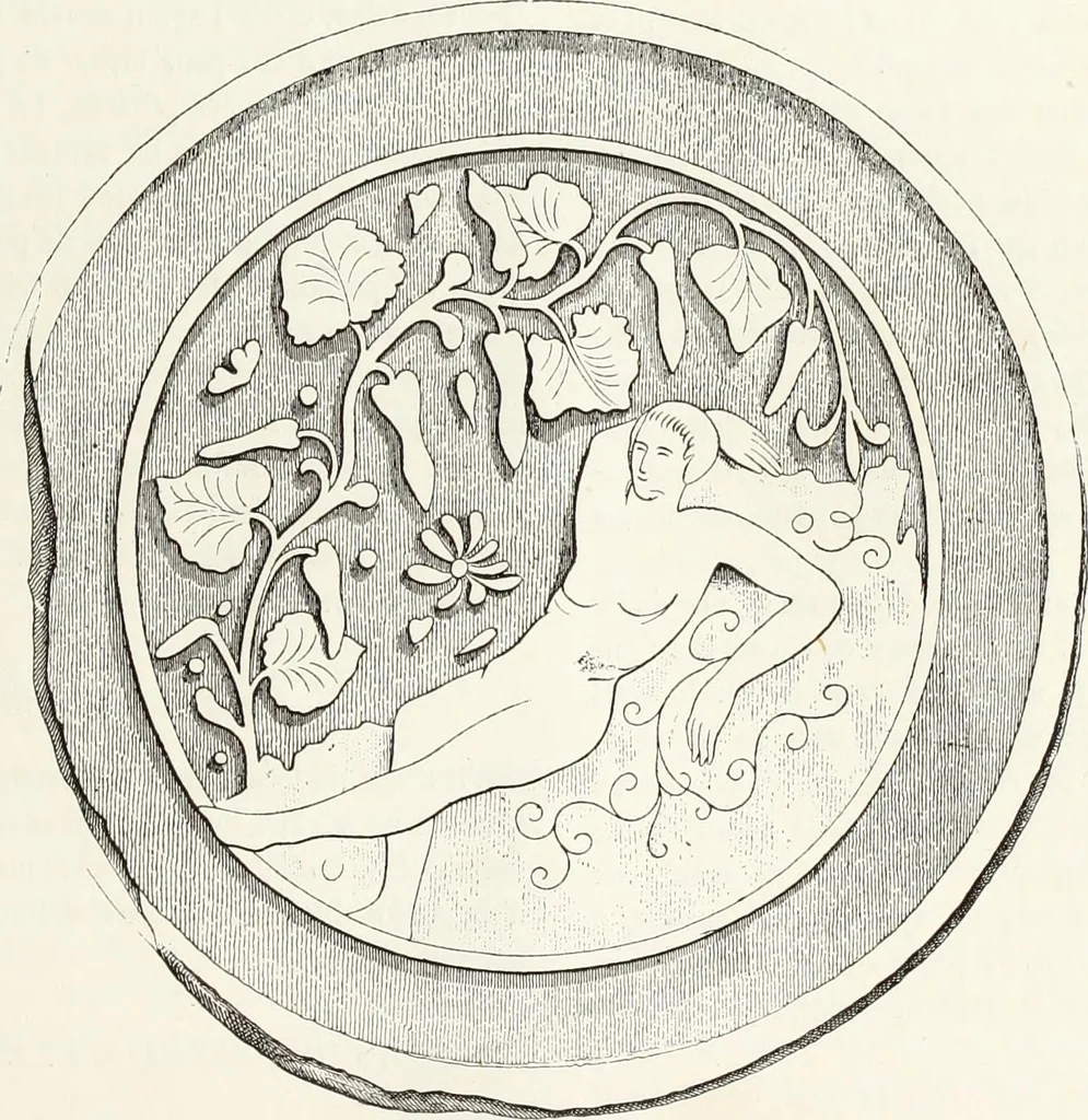 An illustration from Caractâeristiques des saints dans l'art populaire, 1867, leaf 320