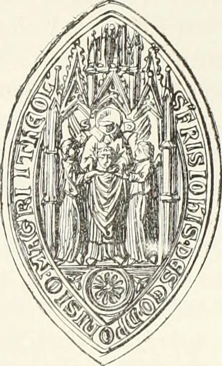 An illustration from Caractâeristiques des saints dans l'art populaire, 1867, leaf 328