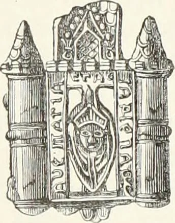 An illustration from Caractâeristiques des saints dans l'art populaire, 1867, leaf 328