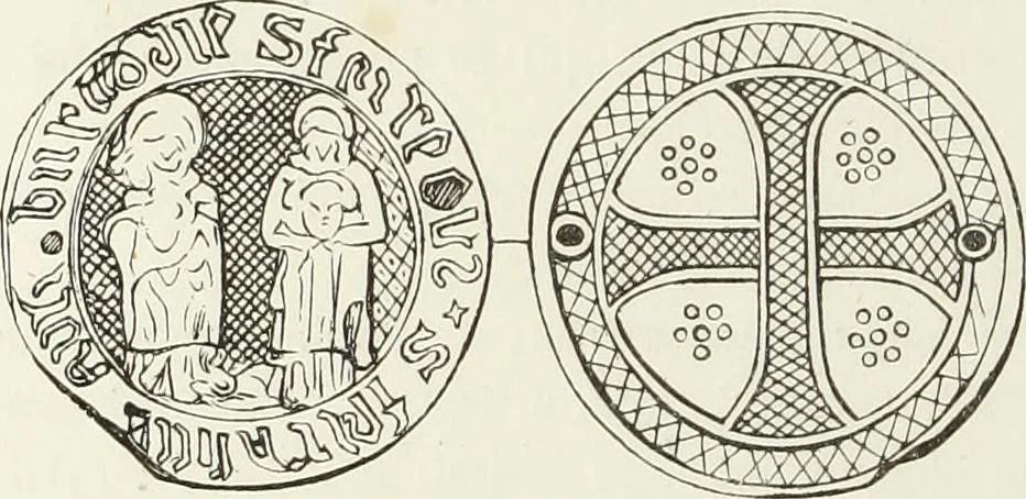 An illustration from Caractâeristiques des saints dans l'art populaire, 1867, leaf 329