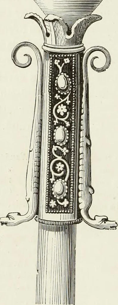 An illustration from Caractâeristiques des saints dans l'art populaire, 1867, leaf 333