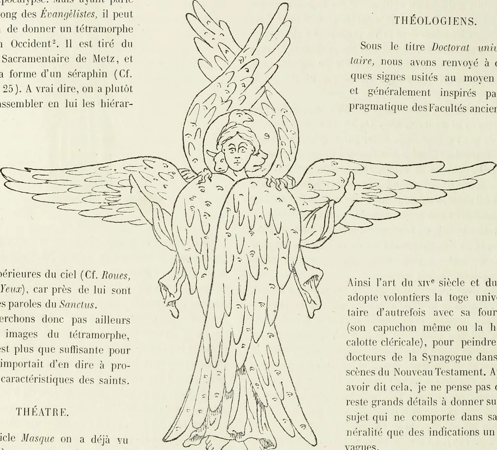 An illustration from Caractâeristiques des saints dans l'art populaire, 1867, leaf 337